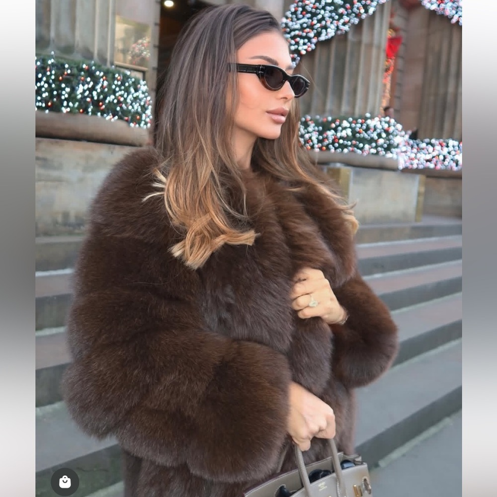 Brand New Fox Fur Coat